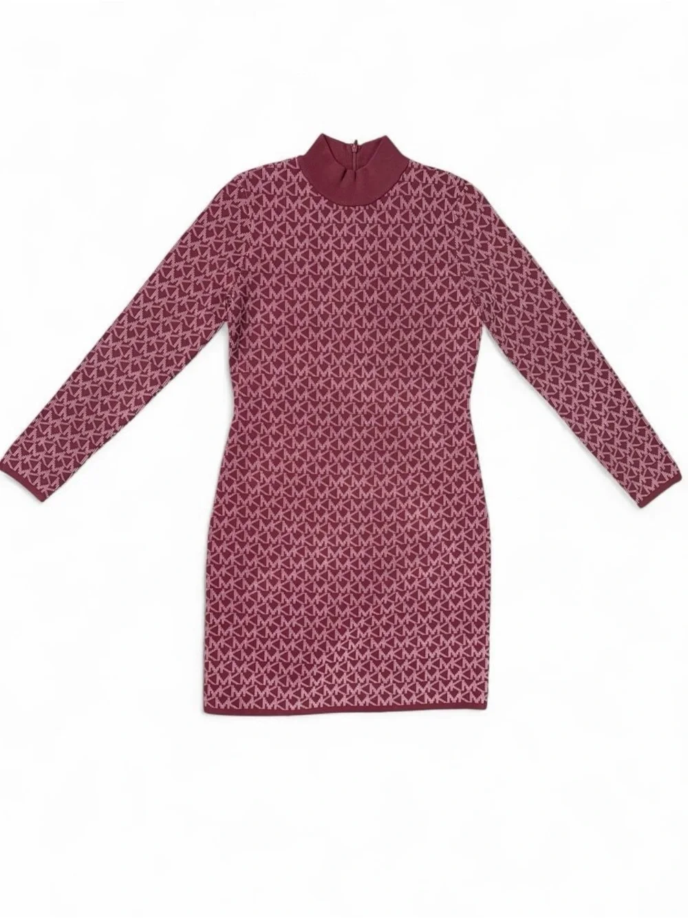 MK Michael Kors Sweater Dress Burgundy